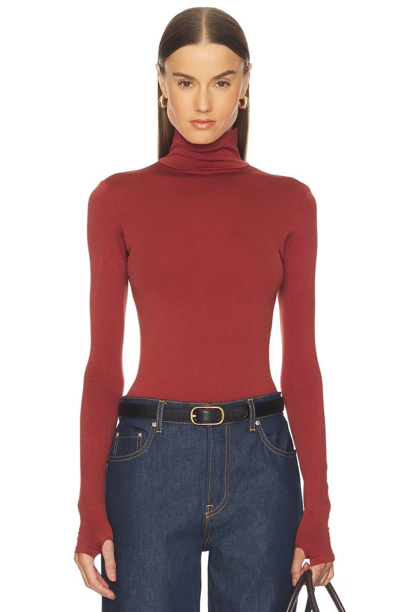 revolve Prima Ballet Turtleneck Bodysuit