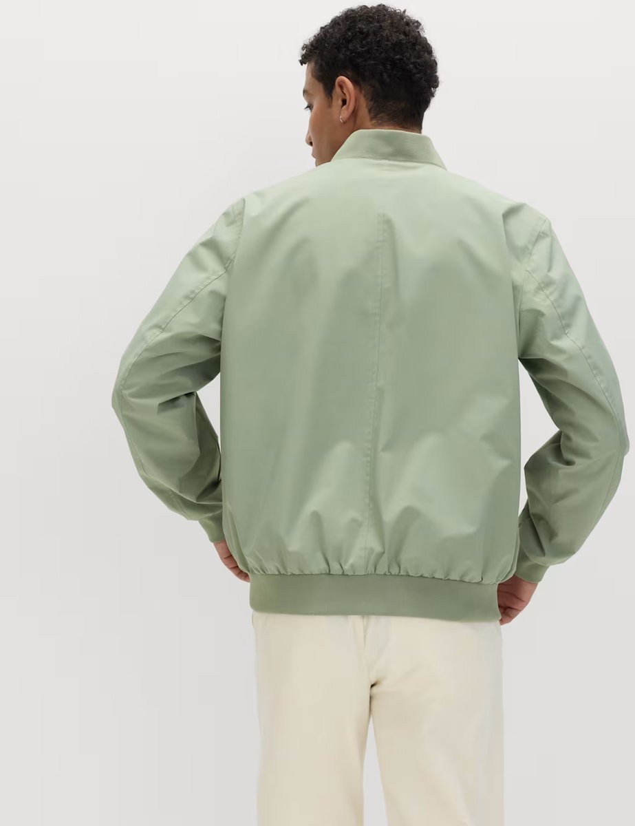 Marks & Spencer M&S Bomber Jacket with Stormwear™ Green - 4