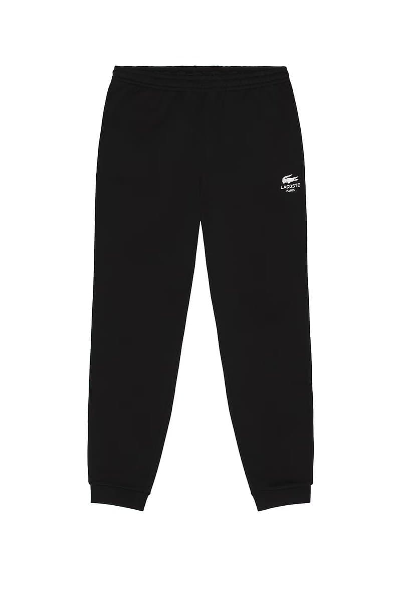 revolve Lacoste Tapered Fit Joggers in Black