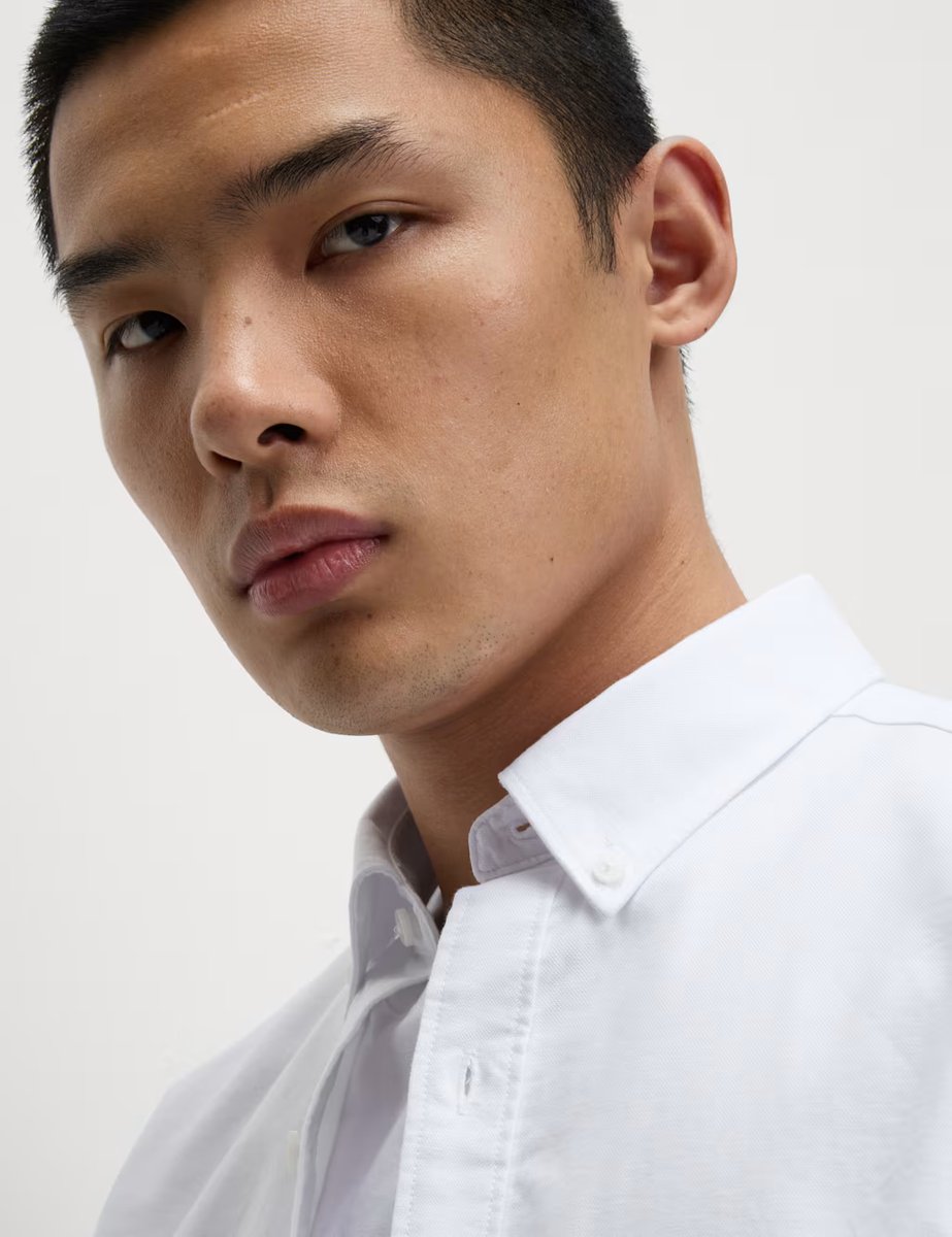 Marks & Spencer M&S Ultimate 2 Pack Regular Fit Pure Cotton Oxford Shirts White - 2