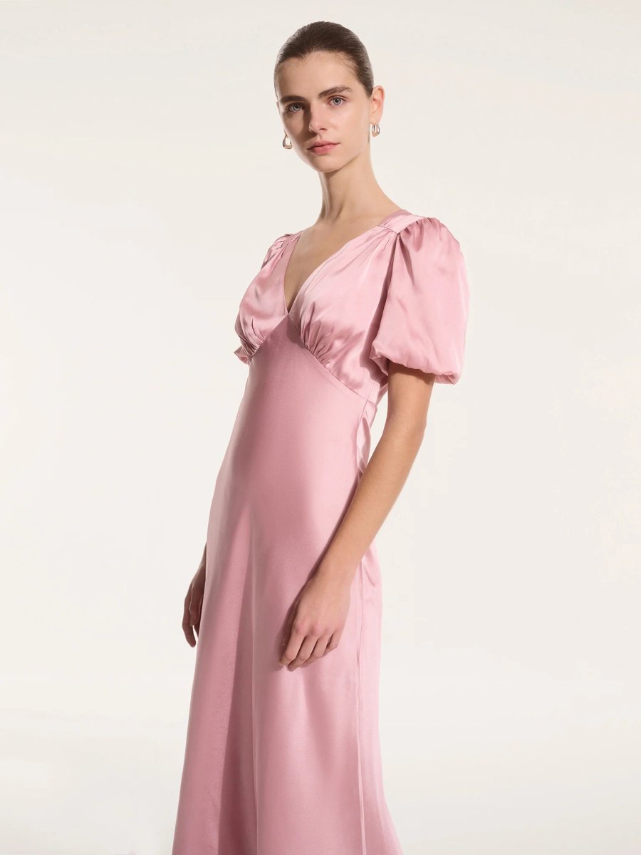 OMNES Rosie Dress in Vintage Pink - 4