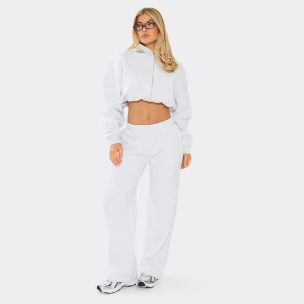 EGO EGO Mid Rise Grey Joggers with Pocket Detailing