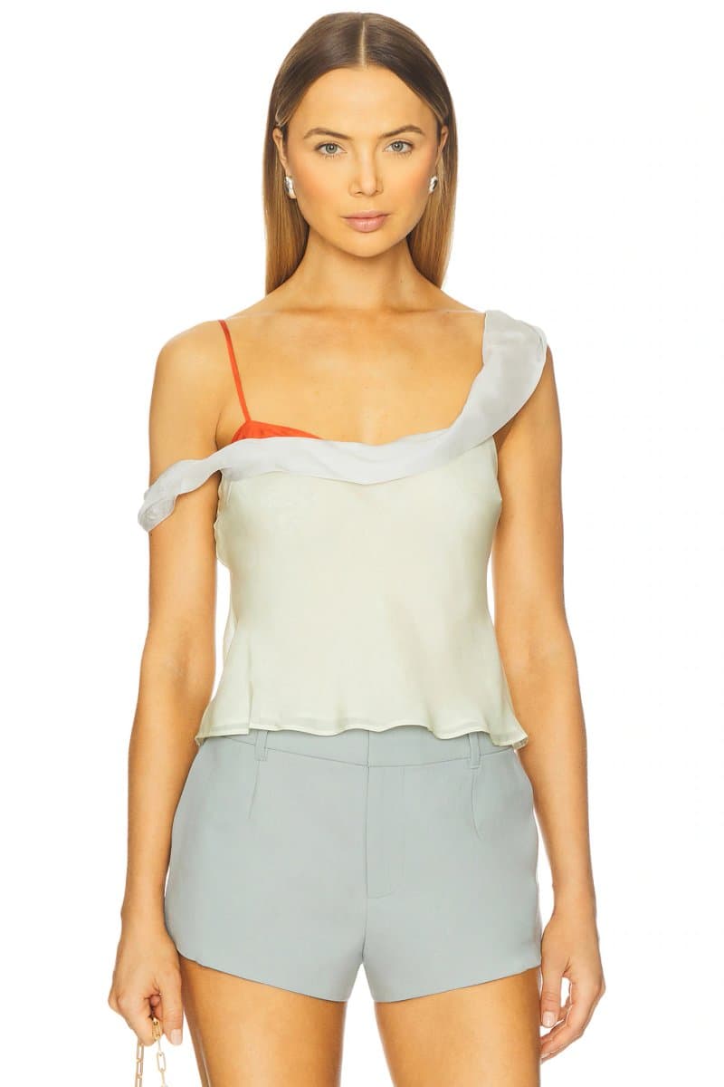 revolve Revolve Splice Palma Cami Top with Off-Shoulder Detail