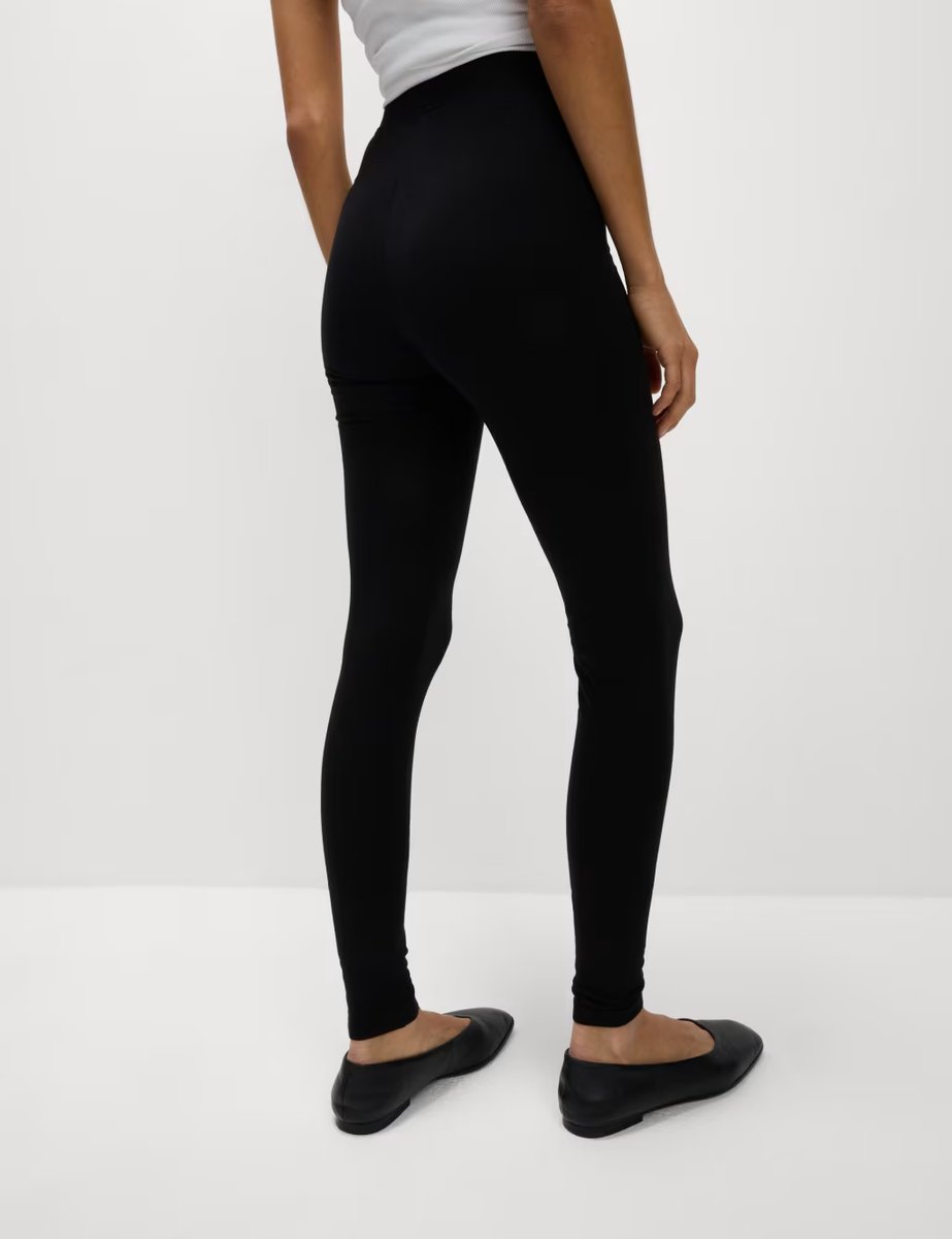 Marks & Spencer M&S 2 Pack High Waisted Leggings Black/Black - 3