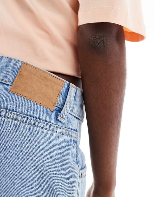 ASOS Cotton On mini denim skort in angel blue - 3