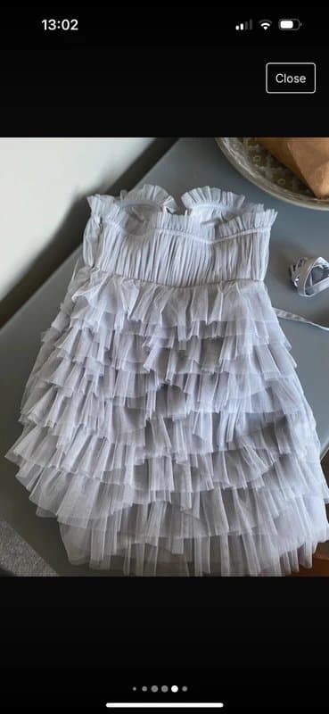 ASOS ASOS luxe tiered tulle structured dress