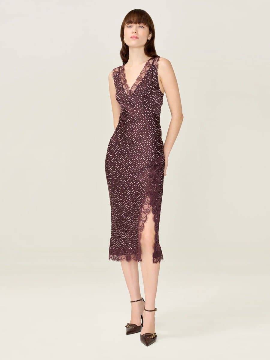 OMNES Penny Dress in Chocolate