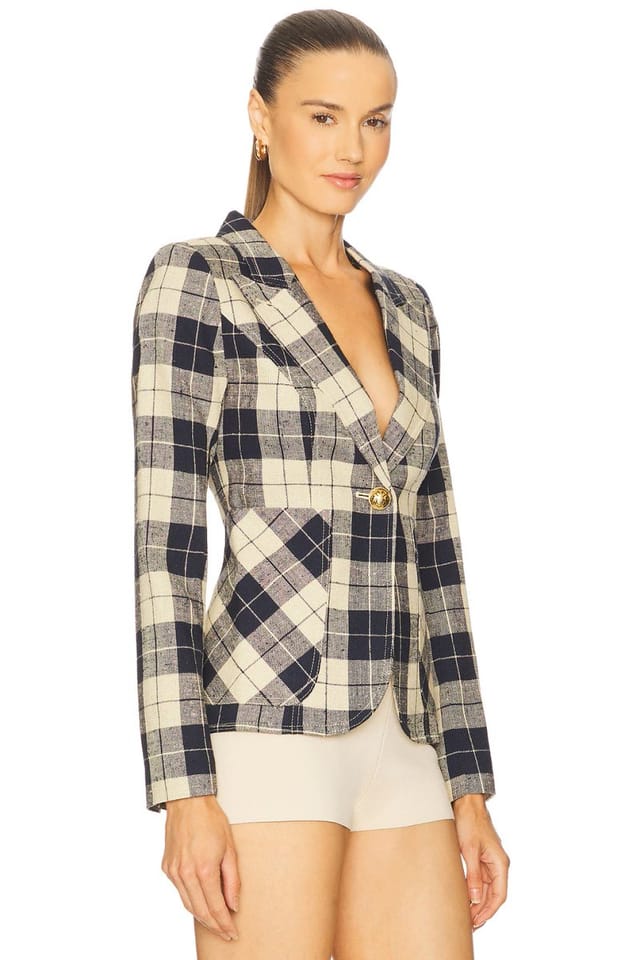 revolve Patch Pocket Duchess Blazer - 2