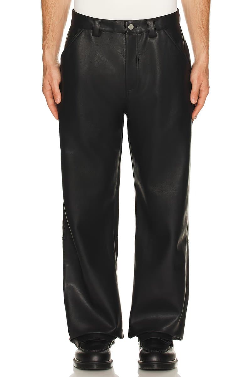 revolve Faux Leather Carpenter Pant