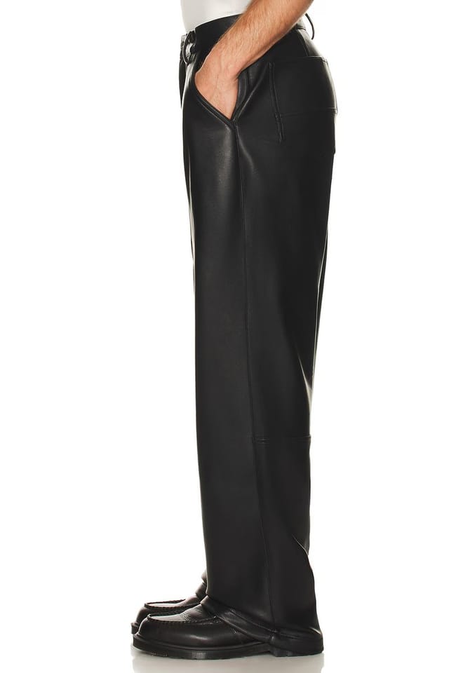 revolve Faux Leather Carpenter Pant - 2