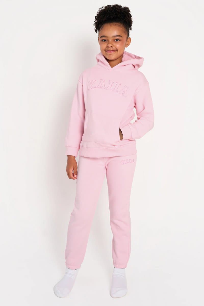 Kaiia Kaiia Kids Cuffed Joggers Pink