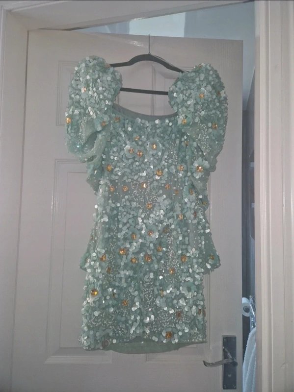 ASOS Mint heavily embellished asos luxe dress - 3