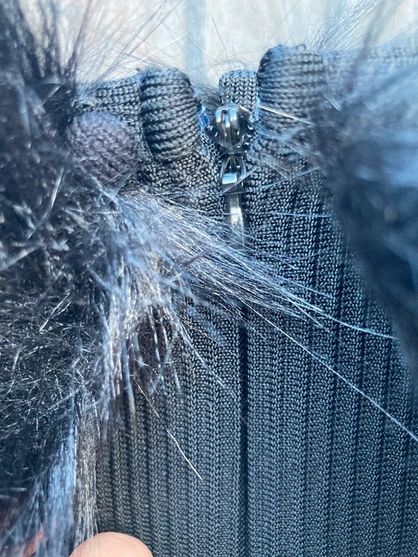 ASOS Plunge faux fur Knit mini dress - 3