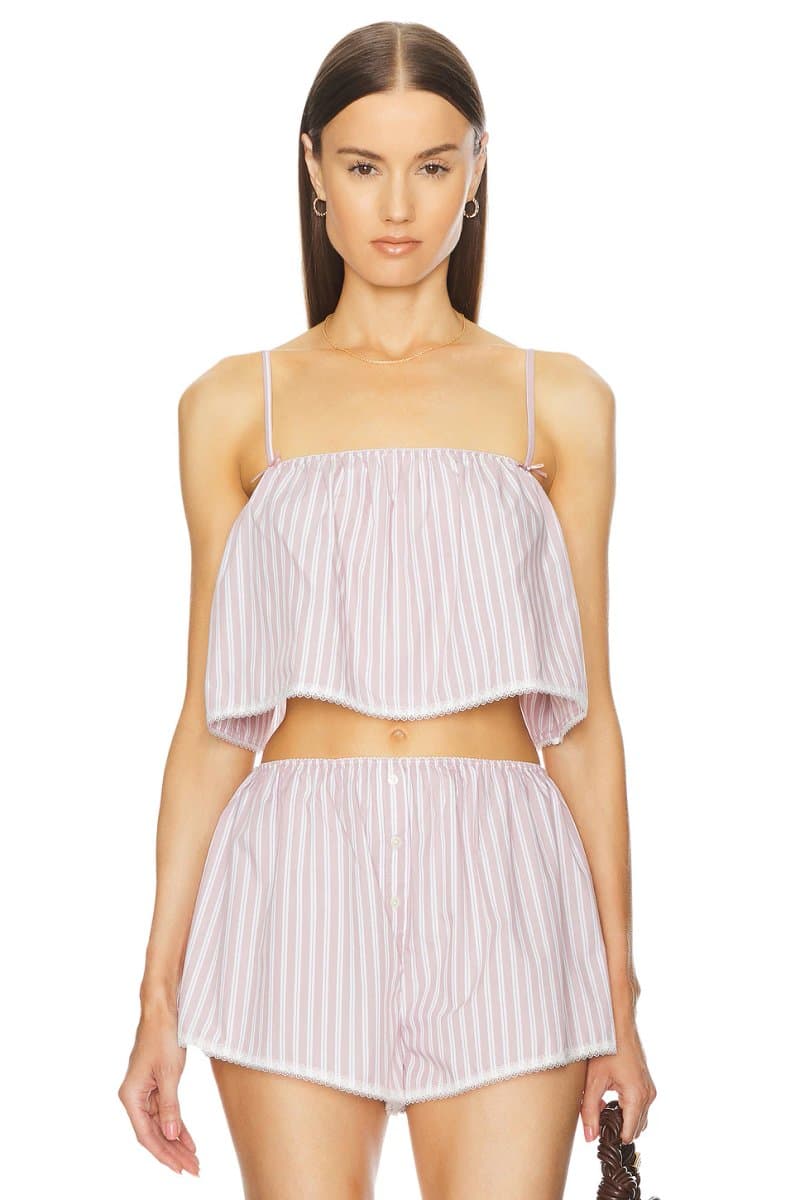 revolve Wide Stripe Poplin Camisole
