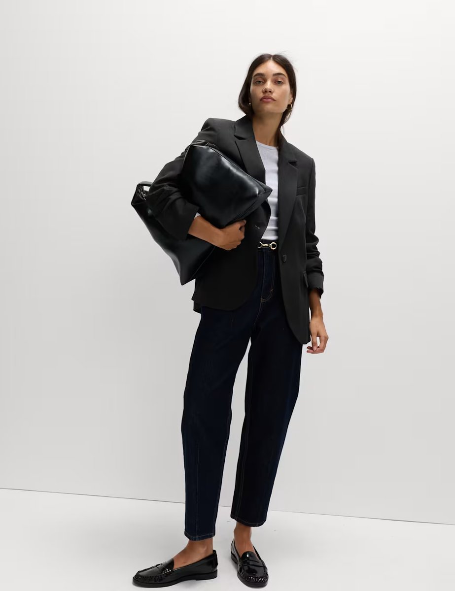 Marks & Spencer M&S Single Breasted Blazer Black - 2