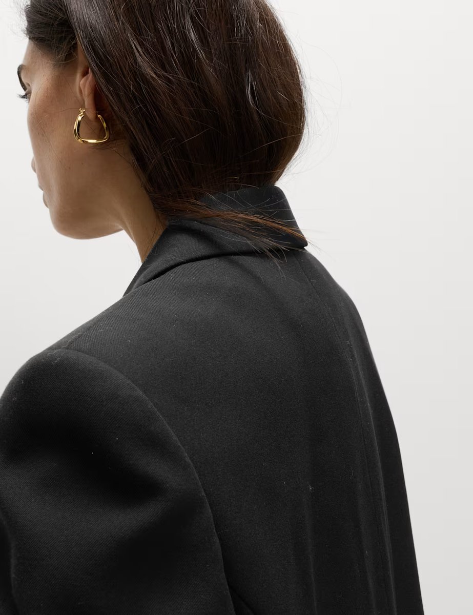 Marks & Spencer M&S Single Breasted Blazer Black - 3