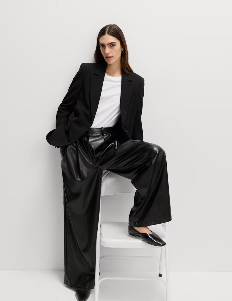 Marks & Spencer M&S Single Breasted Blazer Black - 4