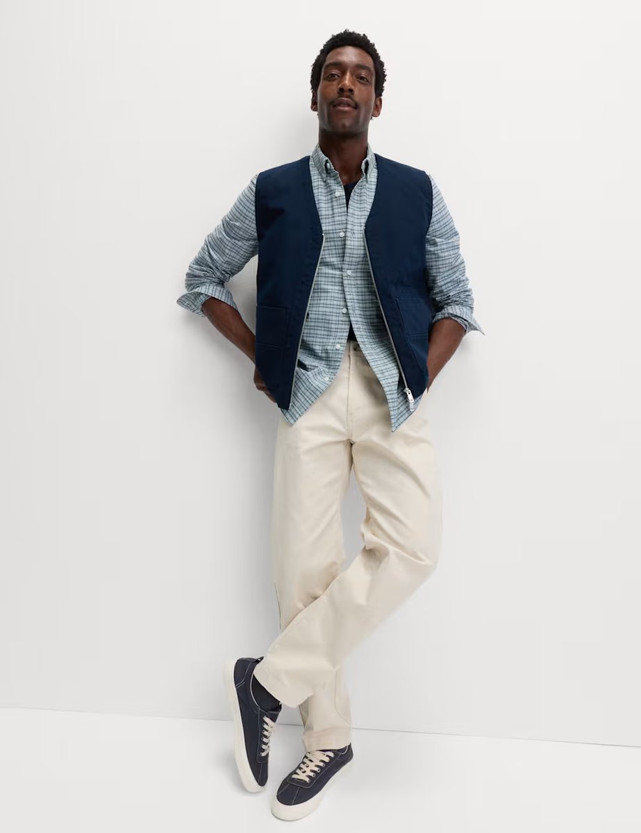 Marks & Spencer M&S Ultimate Pure Cotton Check Oxford Shirt Green Mix - 4