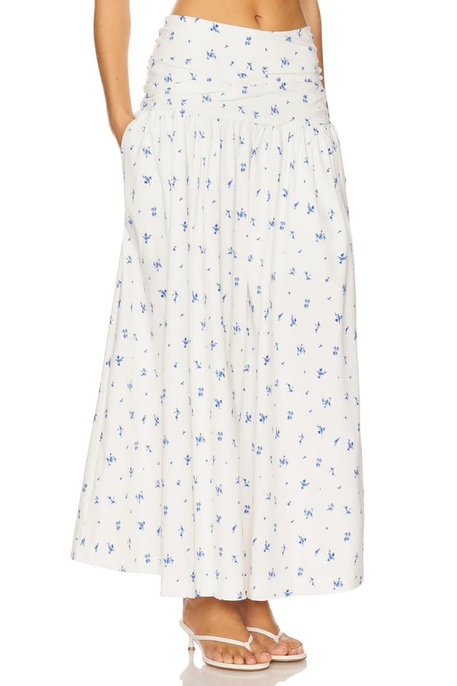 revolve Ruched Waist Midi Skirt - 2