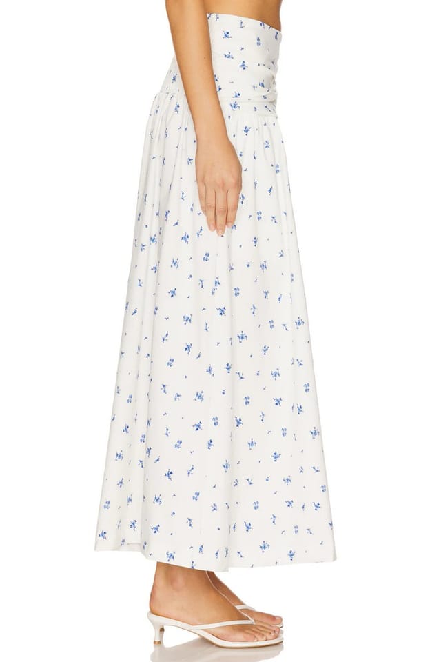 revolve Ruched Waist Midi Skirt - 3