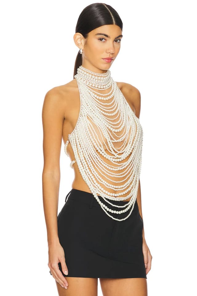 revolve Elsie Pearl Top - 2