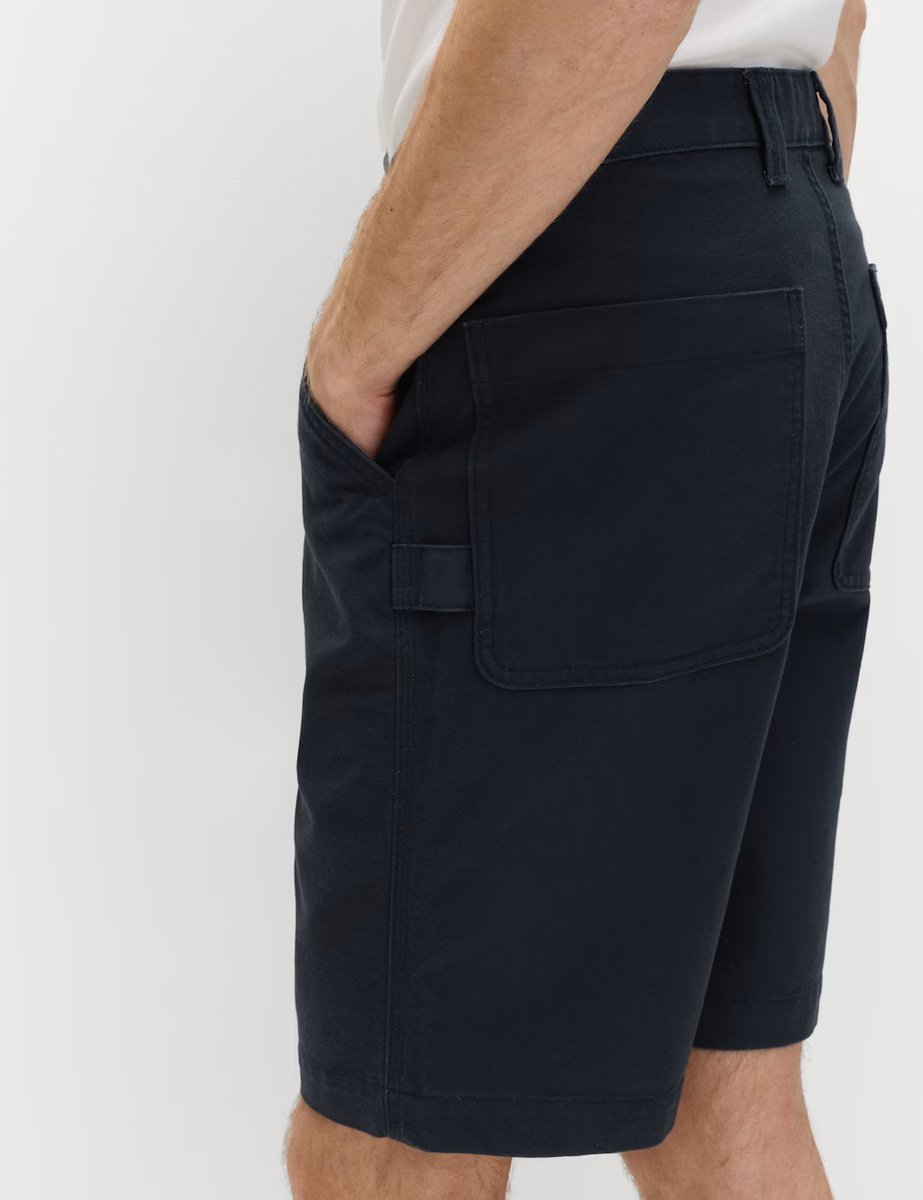 Marks & Spencer M&S Loose Fit Pure Cotton Utility Shorts Navy - 3