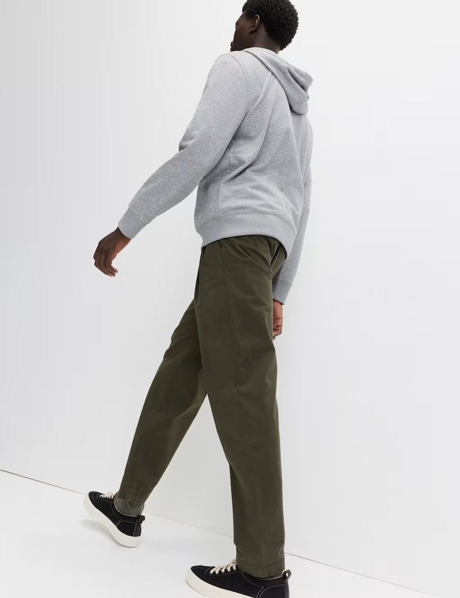 Marks & Spencer M&S Cotton Rich Zip Through Hoodie Grey Marl - 2