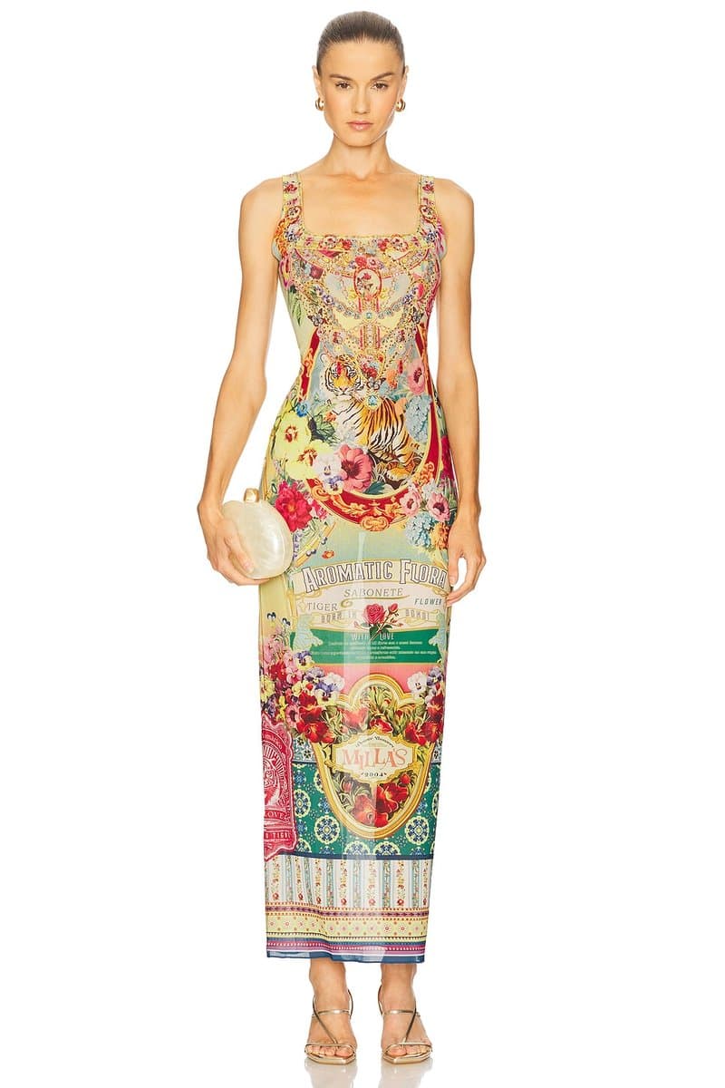 revolve Square Neck Long Dress