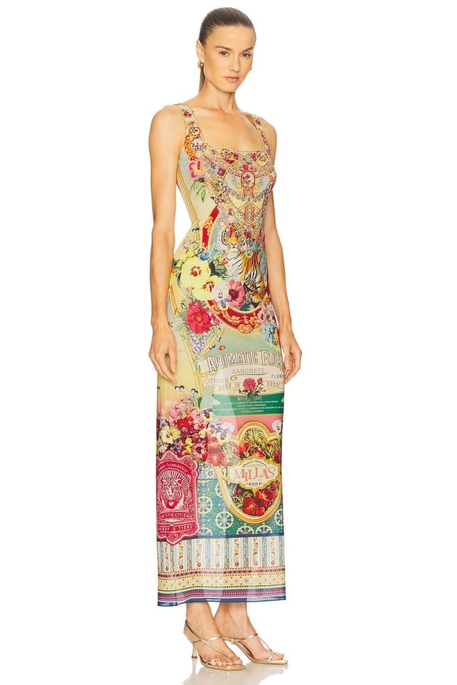 revolve Square Neck Long Dress - 2