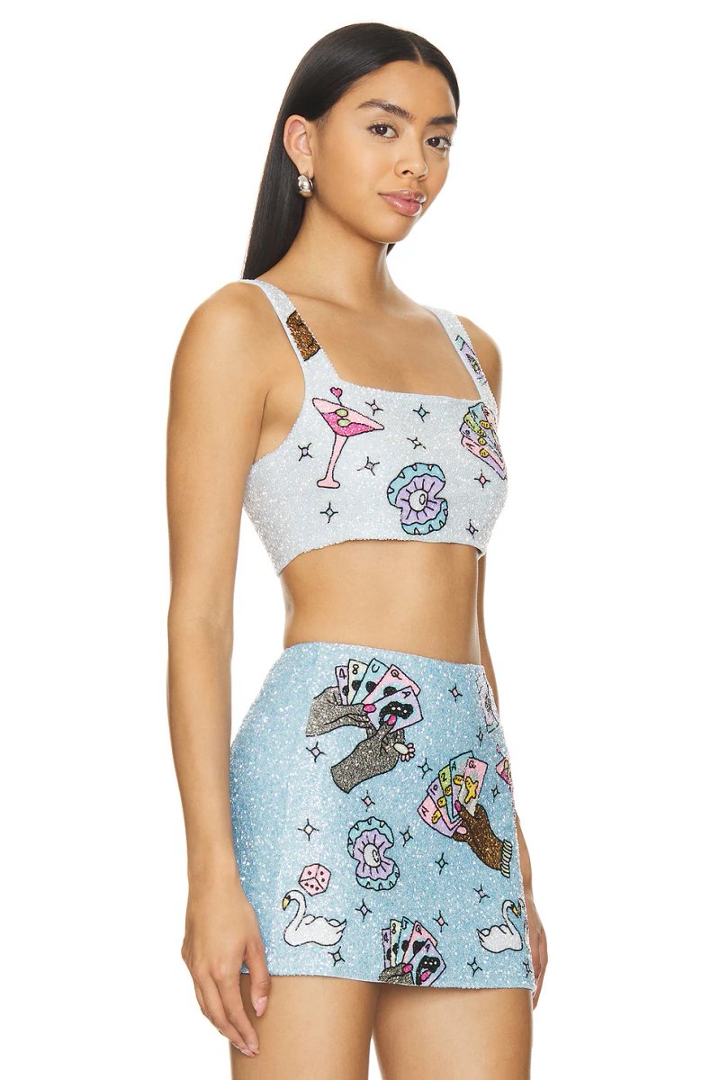 revolve Vegas Crop Top - 2