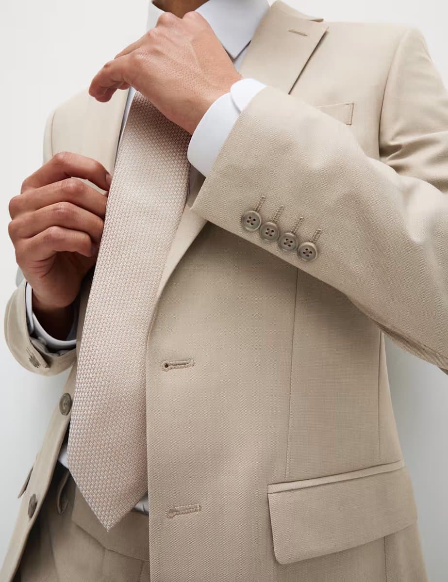 Marks & Spencer M&S Slim Fit Stretch Suit Jacket Neutral