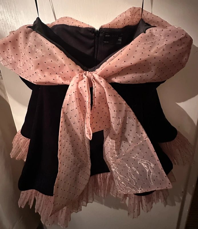 ASOS ASOS Luxe velvet bardo dress - 3