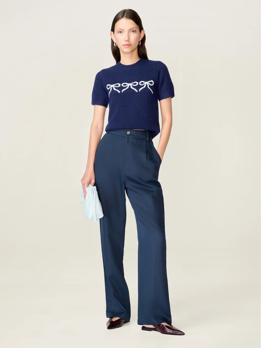 OMNES Cinnamon Trouser in Navy