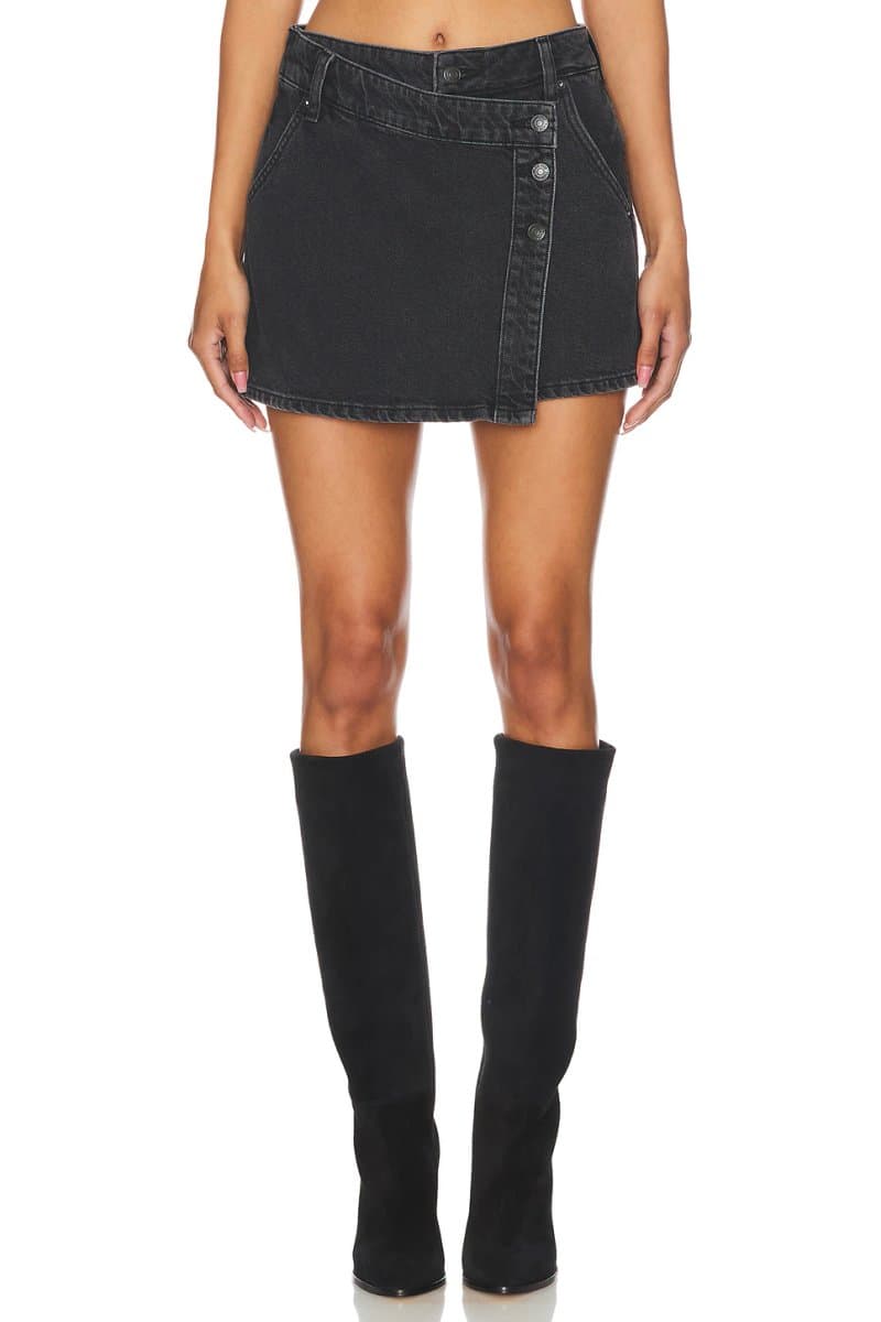 revolve x We The Free Wynne Denim Skirt
