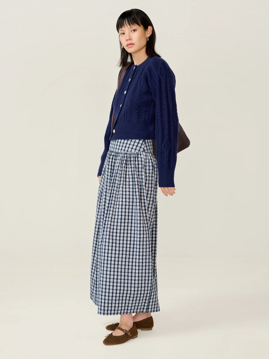 OMNES Darcie Check Skirt - 2