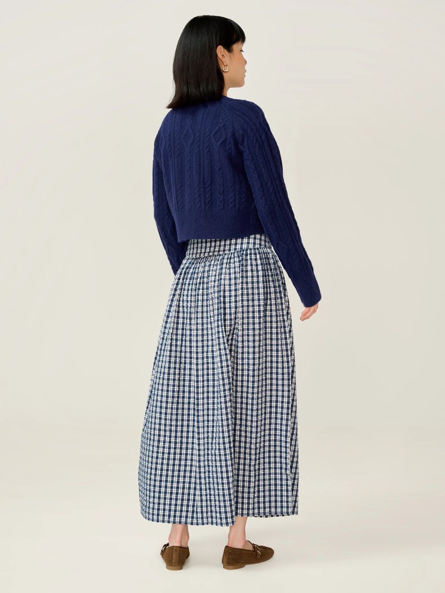 OMNES Darcie Check Skirt - 3