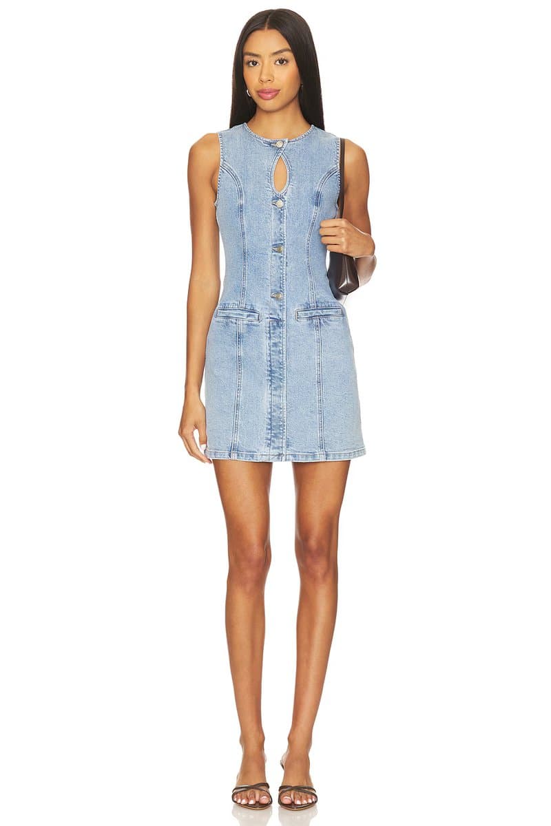 revolve Etch Denim Mini Dress