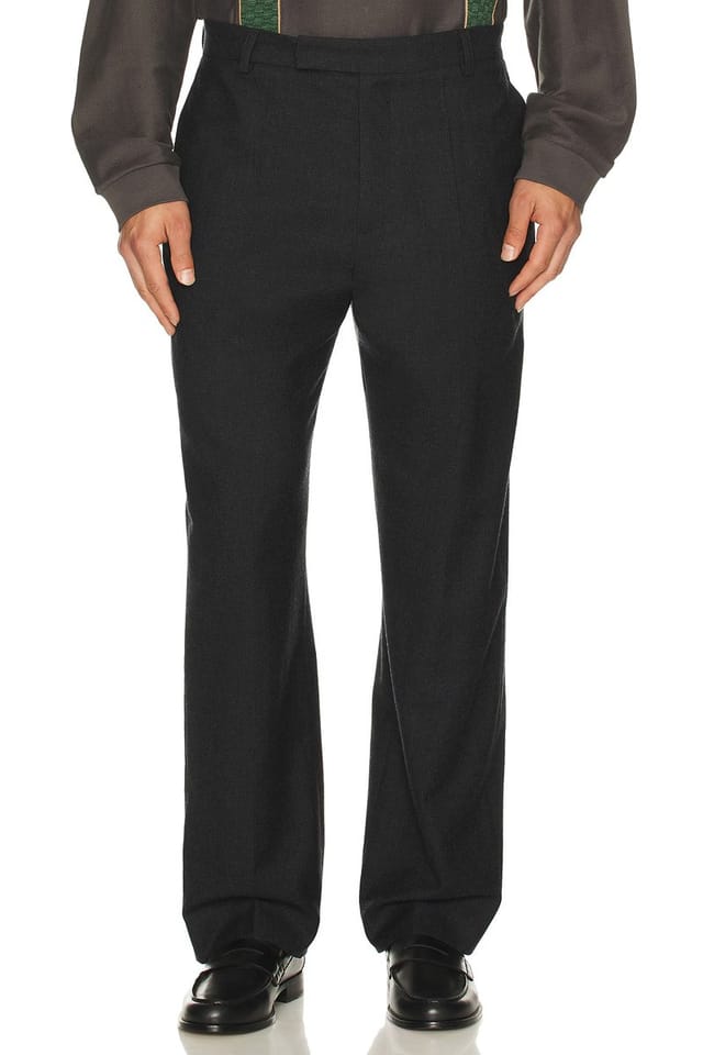 revolve Wool Pleated Trousers - 3