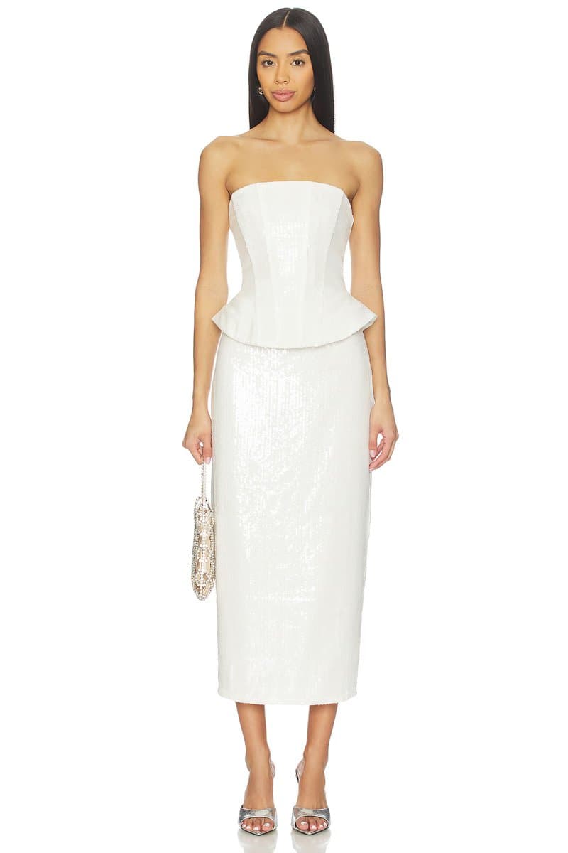 revolve Alexia Sequin Midi Dress