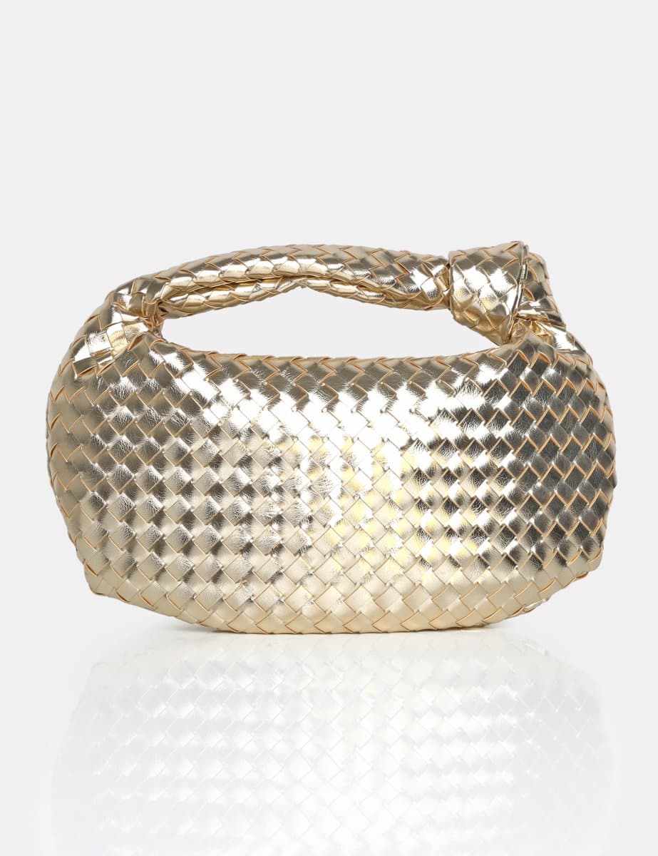 Public Desire Public Desire UK Metallic Gold Mini Grab Bag