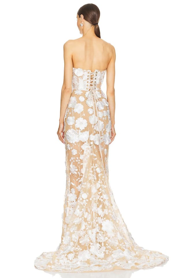 revolve Jasmine Bridal Gown - 3