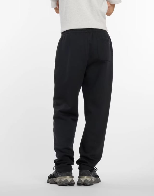 ASOS New Balance Linear graphic fleece pant in black - 3