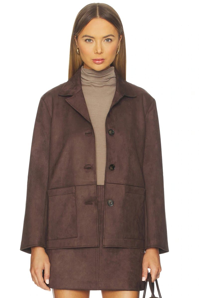 revolve Elodie Hayes Vegan Suede Jacket