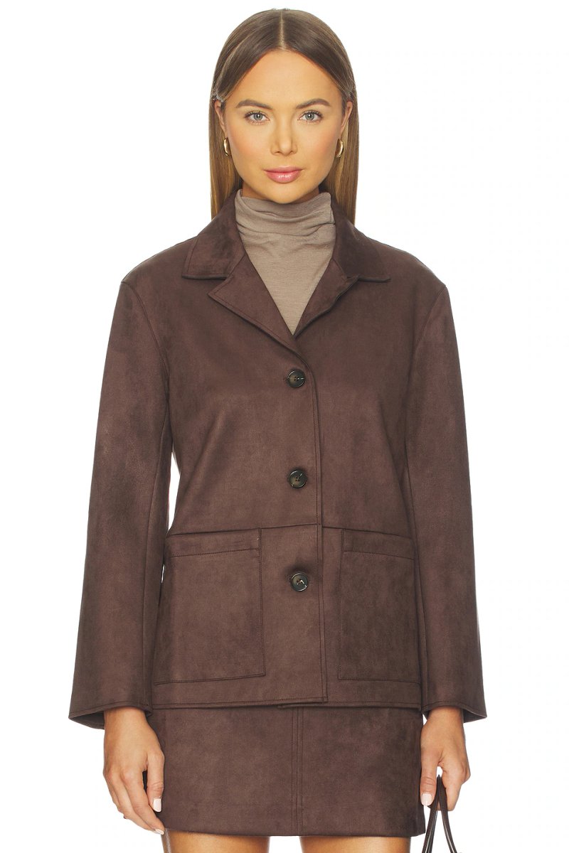 revolve Elodie Hayes Vegan Suede Jacket - 2