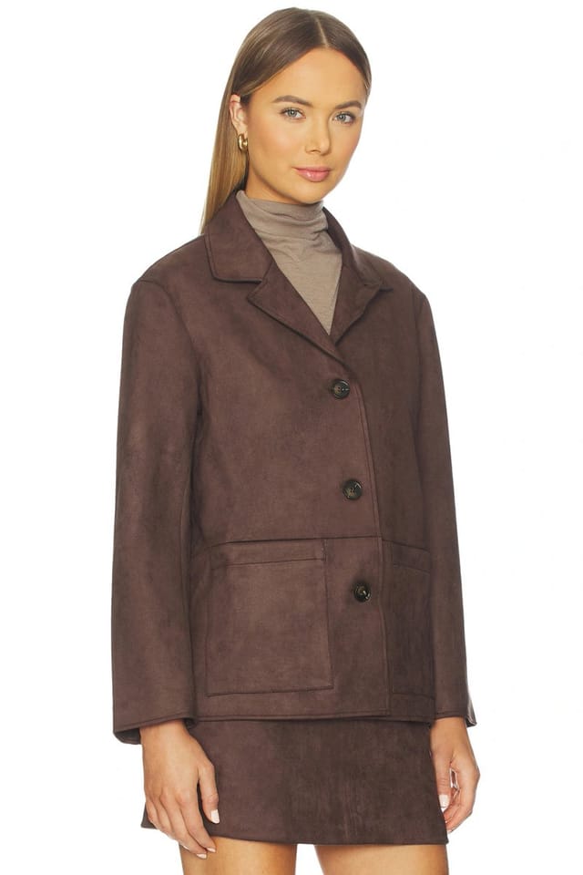 revolve Elodie Hayes Vegan Suede Jacket - 3