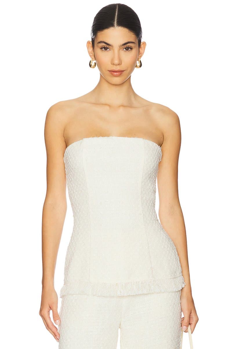 revolve Revolve Piper Corset Top in White