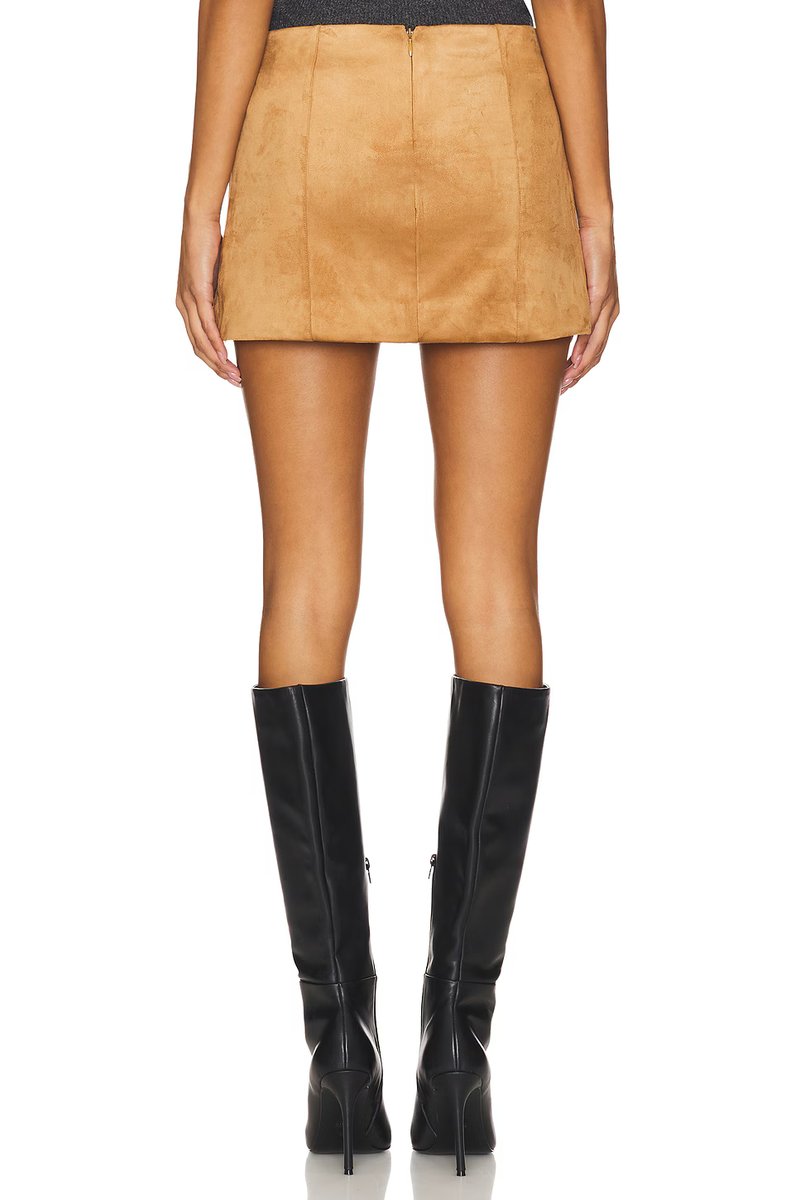 revolve Ginny Faux Suede Mini Skirt - 4