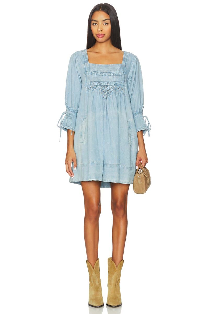 revolve Sonora Denim Mini Dress