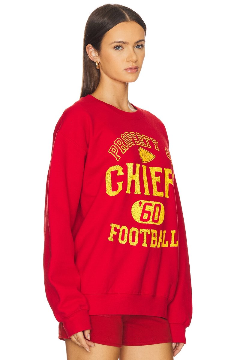revolve Chiefs Property Crew Fleece Sweatshirt - 2
