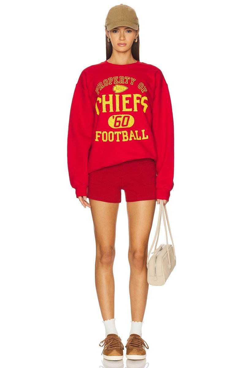 revolve Chiefs Property Crew Fleece Sweatshirt - 4
